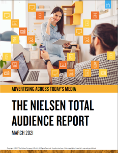 尼尔森总听众报告在当今媒体中的广告情况
